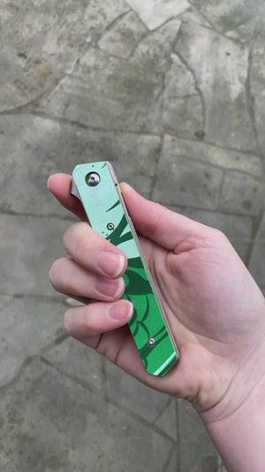 Couteau 7PLIS skateboard recyclé vert