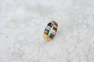 Bague résine multiplis 7PLIS