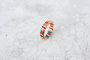 Bague résine multiplis 7PLIS