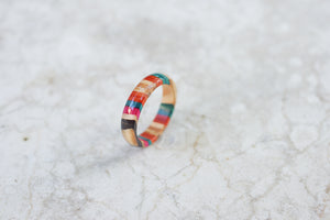 Bague résine multiplis 7PLIS
