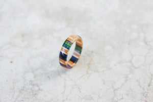 Bague résine multiplis 7PLIS