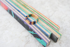 Bague résine multiplis 7PLIS