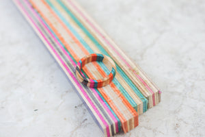 Bague résine multiplis 7PLIS