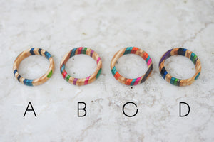 Bague résine multiplis 7PLIS