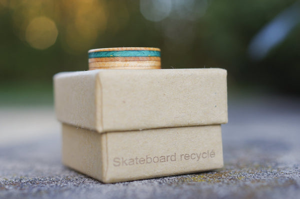 Bague discount skateboard recyclé