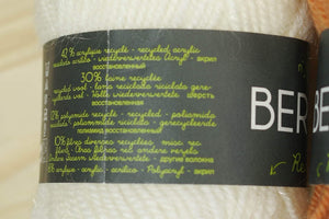 Bonnet 7PLIS tricoté main en France, laine recyclée (Bergère de France) pompons interchangeables - 7PLIS