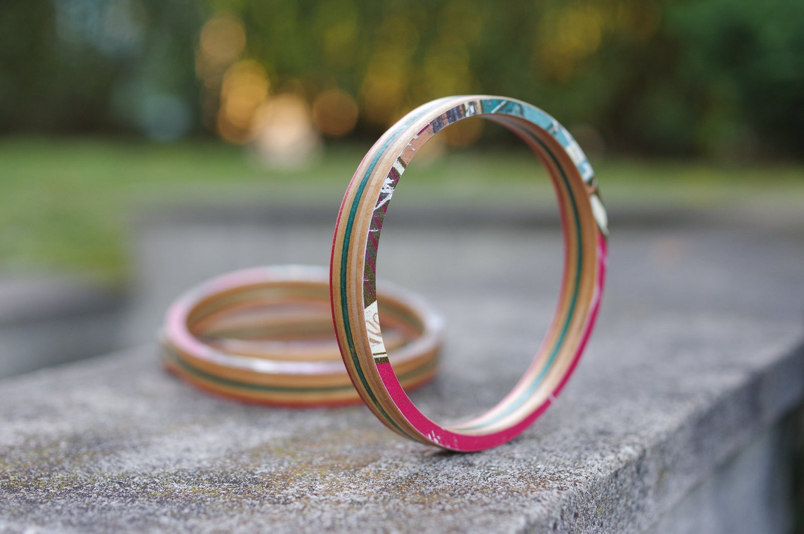 Bracelet SKATEBOARD recyclé - 7PLIS