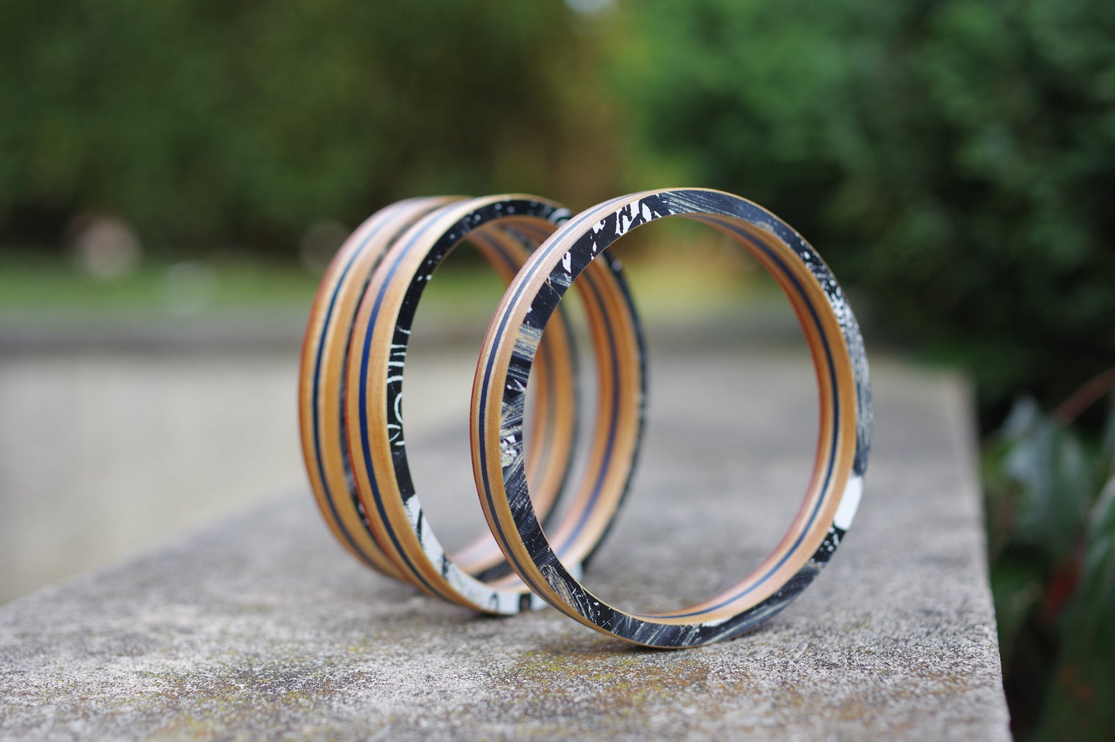 Bracelet SKATEBOARD recyclé - 7PLIS