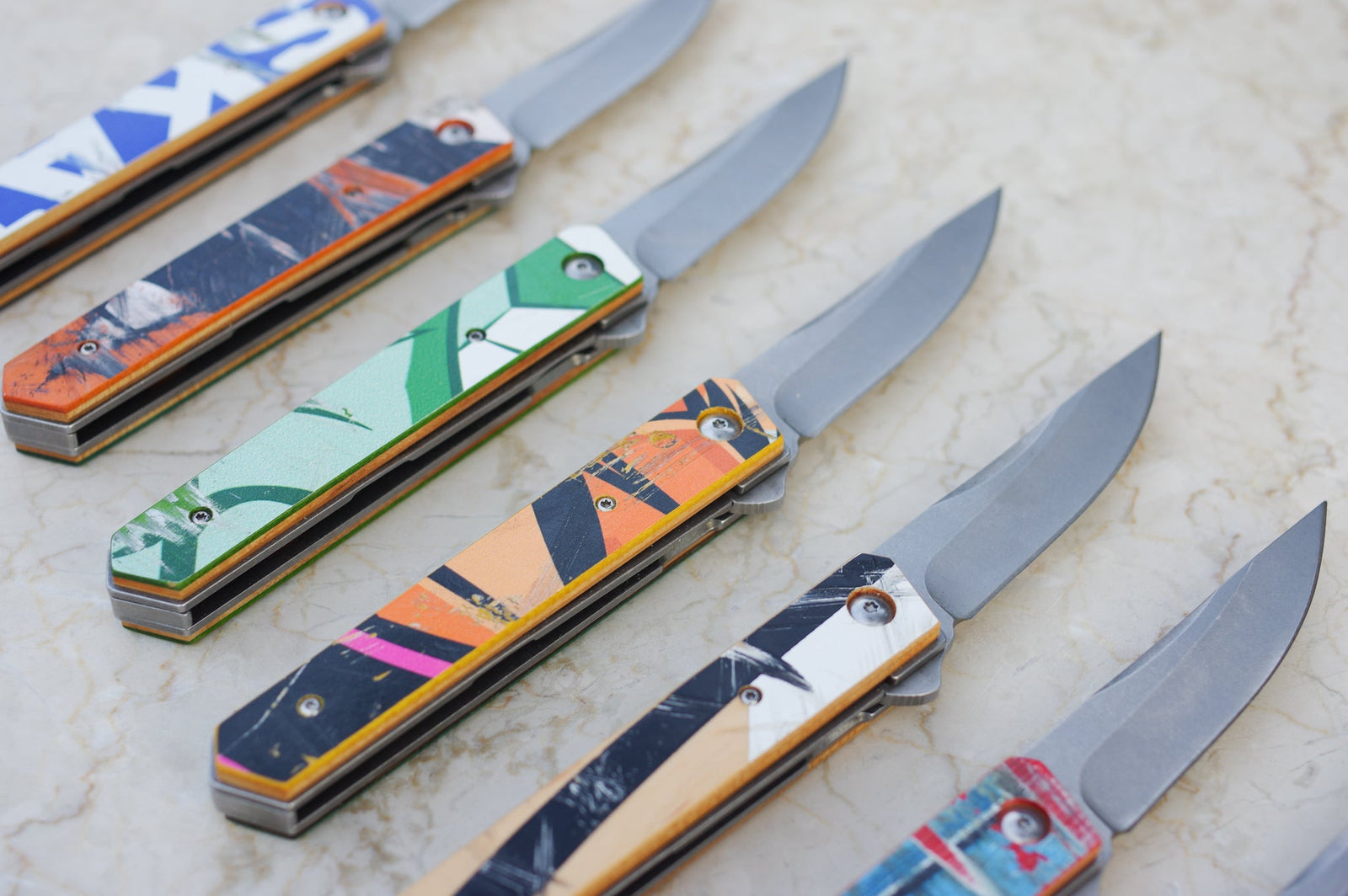 Couteau 7PLIS skateboard recyclé - 7PLIS