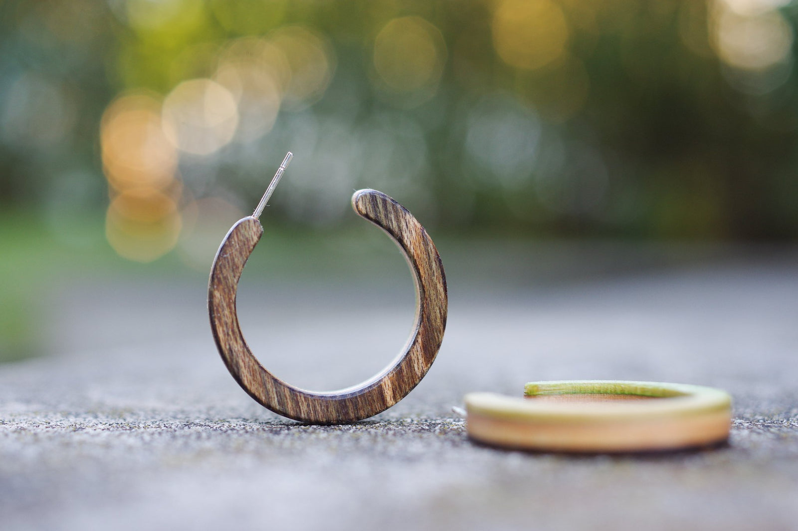 Créoles SKATEBOARD recyclé & argent 925 - 7PLIS