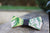 Noeud papillon 7PLIS vert et blanc - 7PLIS