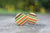 Plug SKATEBOARD recyclé orange vert bois - 7PLIS