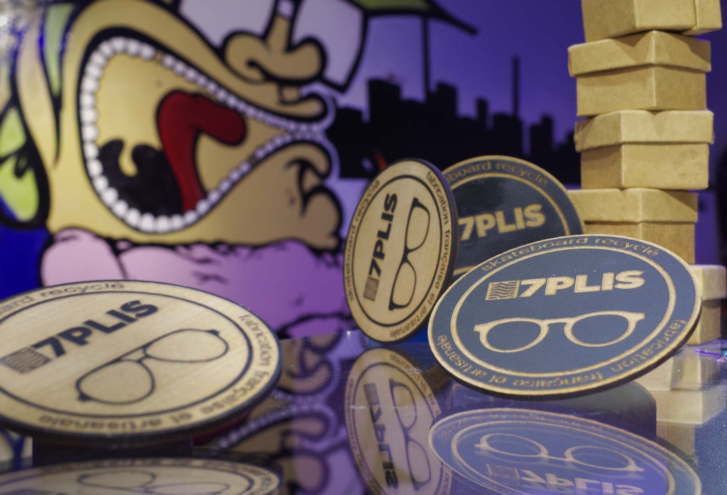 Sous bocks bois 7PLIS - 7PLIS