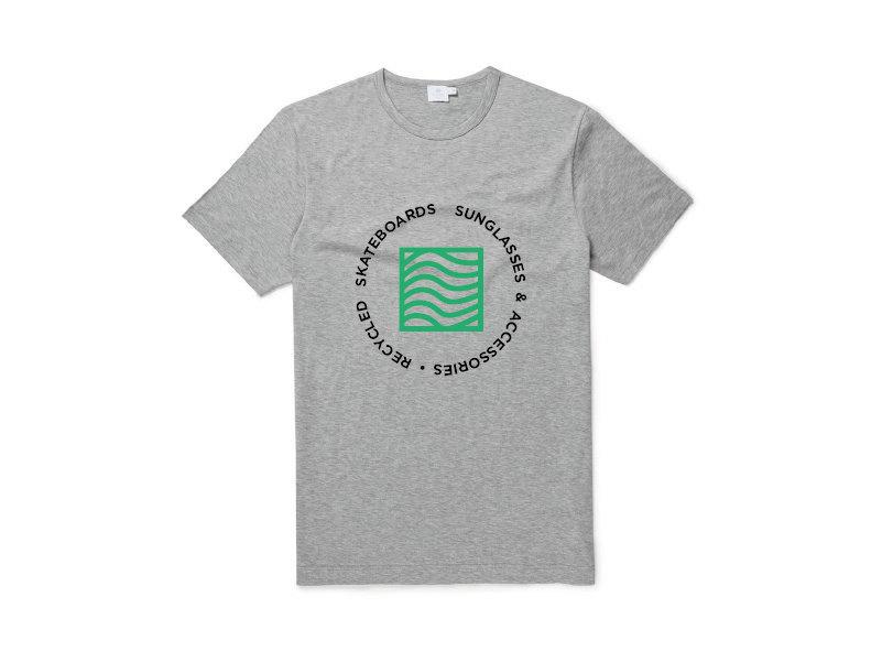 T-Shirt 7PLIS "recycled skateboard" - 7PLIS